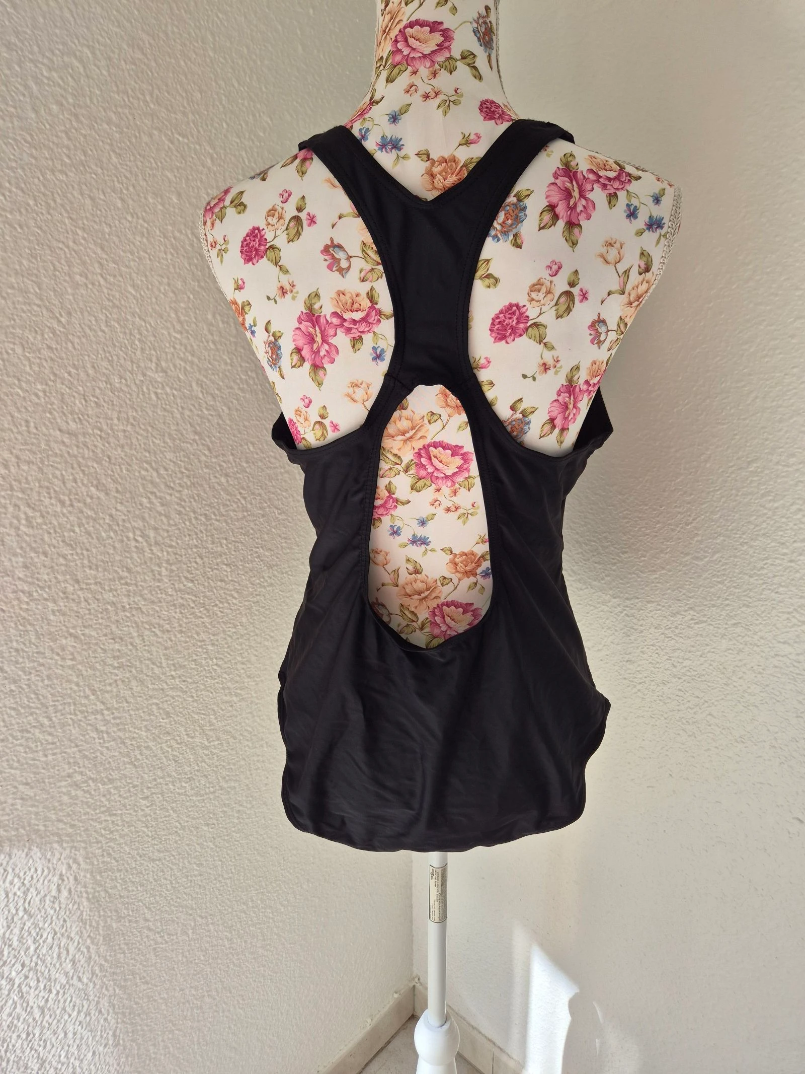 Biquíni de uma peça Etirel preto nadador modelador T50 XXXL plus size – photo 3